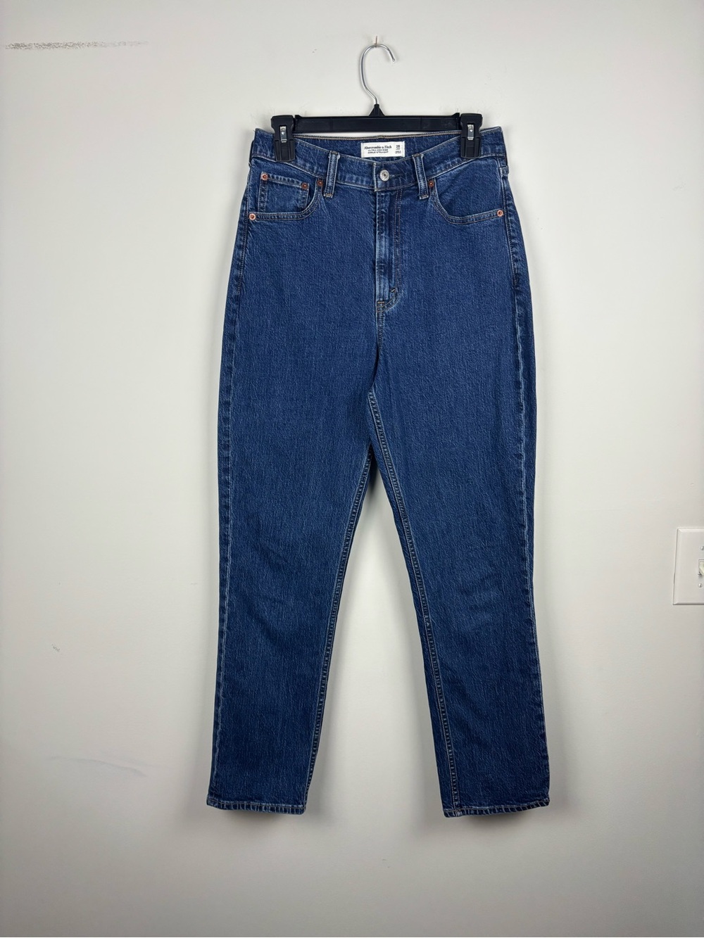 Abercrombie & Fitch Curve Love The Ankle Straight Ultra High Rise Jeans Sz. 28/6